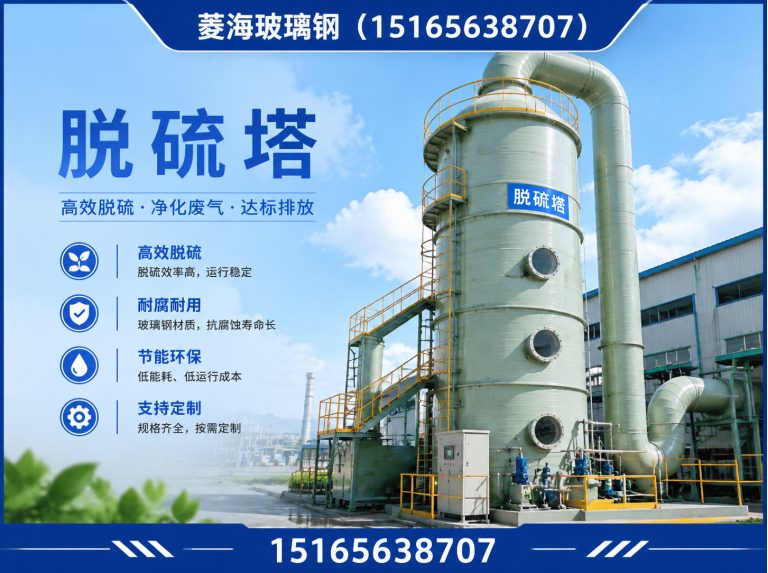 昌乐县玻璃钢冷却塔展示图